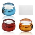 thumbnail image 1 of Kit de estampador de uñas con punta de estilo francés, estampador suave transparente con tapas y raspador, 3 juegos, 1 of 5