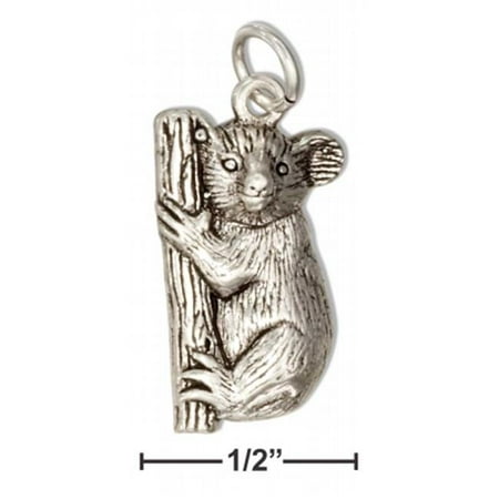Sterling Silver Chicago Bears Charm - Sterling Silver Tree Hugging Koala Bear Charm