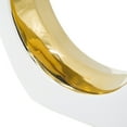thumbnail image 6 of A&B Home Open Center Circular Vase - White, Gold Finish, 6 of 6