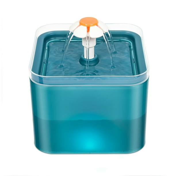 Fuente De Agua Automática Para Gatos ADOV 2.4L - Con Filtro, LED Y Flujo Silencioso, Ideal Perros Pequeños
