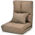 thumbnail image 1 of Costway Chaise Rabattable Chaise Longue Convertible Canapé-Lit Futon Lit W / Oreiller, 1 of 10