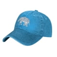 thumbnail image 2 of LNWH Baseball Cap, Outdoor Casual Sports Cap Classic Curved Brim Hat - Adjustable Cowboy Hat, Blue Elephant Doodle- Blue, 2 of 8
