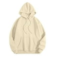 thumbnail image 4 of zaveiop Dear Person Behind Me Hoodie You Are Enough Hoodie for Women Teen Girls Oversized Aesthetic Graphic Sweatshirt Pullover Tops (Beige, XXL), 4 of 4