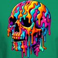 thumbnail image 3 of CafePress - Vibrant Psychedelic Skull Men's Value T Shirt - Men's Classic Graphic Cotton T-Shirt, 3 of 4