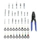 thumbnail image 1 of Kit de 340 conectores de pines para terminales de cables eléctricos de coche de alto rendimiento 340 piezas con alicates, 1 of 9