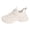 Beige, variant on Rokment Womens Dad Fashion Sneakers Platform Chunky Walking Running Shoes 2026 Spring Fall Breathable Mesh Height Increasing Casual Tennis Shoes Beige Size 6