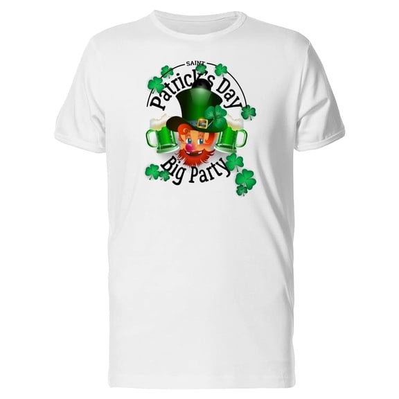Saint Patrick / Big Party Mugs Tee Men's -Image by Shutterstock