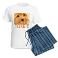 thumbnail image 5 of CafePress - Yorkie Women's Light Pajamas - Women's Short Sleeve Print T-Shirt and Pants Light Cotton Pajama Set, 5 of 7