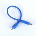 thumbnail image 3 of USB To USB Male Charging And Data Transfer USB Used For Hard Disk Drives DVD Players Laptops Etc. Blue, 3 of 5
