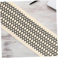 thumbnail image 5 of Cozy Black White Tablecloth Tassel Table Runner Home Decor Ideal for Buffet and, 5 of 5