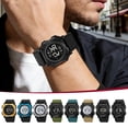 thumbnail image 1 of Reloj electrónico digital multifuncional impermeable - , cronómetro, pantalla luminosa, calendario, diseño duradero, correa cómoda, uso diario al aire libre, 1 of 9
