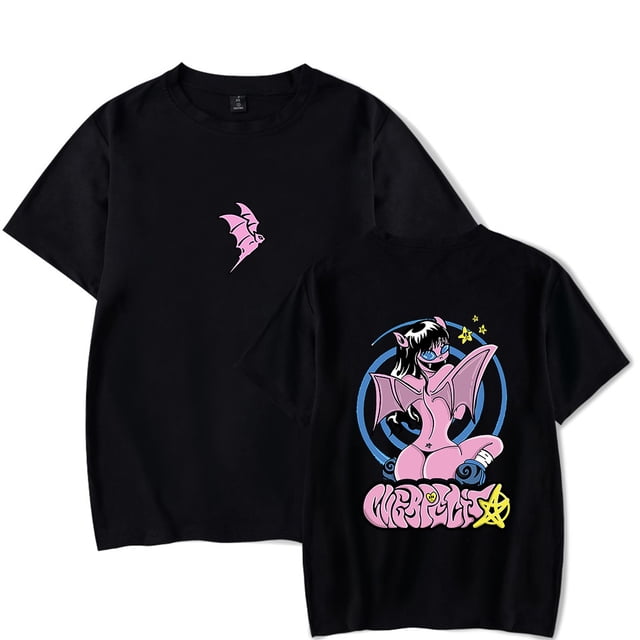 Jhay Cortez T-shirts Merch CUERPECITO Crewnec Unisex Trend Casual Short Sleeve T-Shirt Top,Black