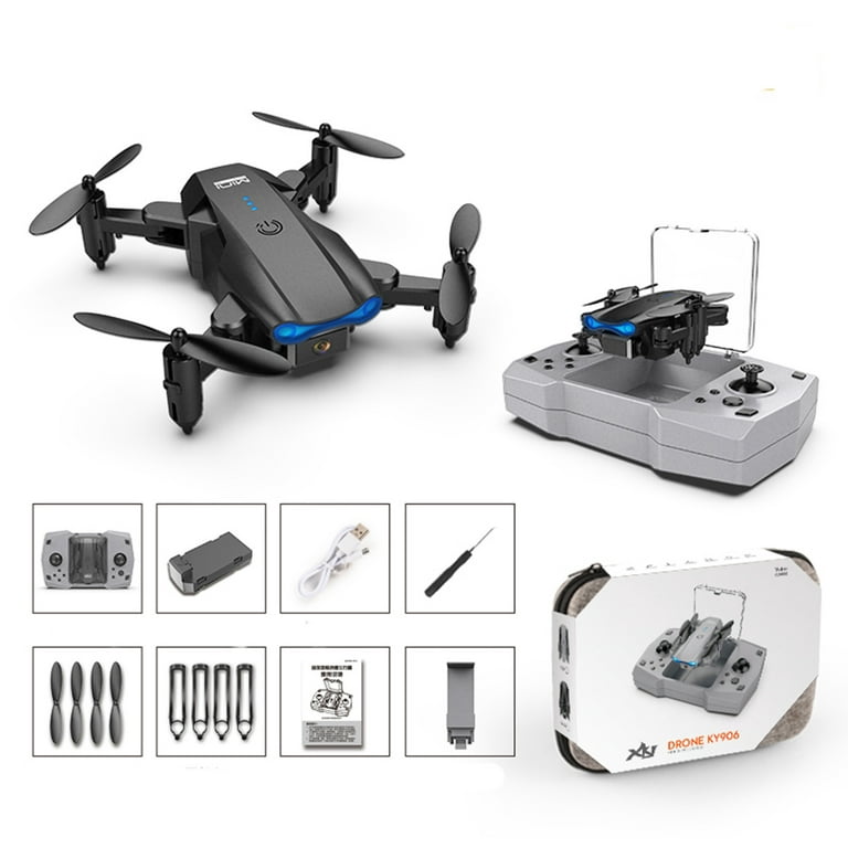 DEERC D10 Drone with Camera 2K HD FPV Live Video 2 Batteries and
