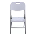 thumbnail image 3 of Silla Plegable de Plástico Reforzado para Fiestas Eventos Exterior 4 Piezas Color Blanco Practiksa Plegable, 3 of 10