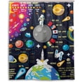 thumbnail image 2 of Space 3D Universe Bath Shower Curtain Liners - 60x72in - 100% Polyester - Waterproof Bath Curtain with C-Shaped Hooks for Bathroom Decoration 1 Panel, 2 of 5