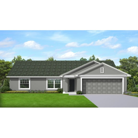 556-1481: Colonial Traditional 3 Bed, 2 Bath Luxury Home Plan, 1481 Sq Ft: Full Blueprints with License to Build by Home Plan Marketplace - Lesuto