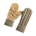 thumbnail image 1 of ERK 1Pcs Winter Mittens For Warm Fleece Knit Thick For Cold Weather, 1 of 4