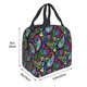 thumbnail image 3 of Balery Watercolor Floral Paisley Bolsa de Almuerzo Aislada – Caja de Almuerzo con Papel de Aluminio Grueso, Mantiene la Comida Fresca por 4 Horas, 3 of 8