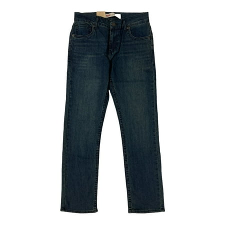 Levi Strauss Boy's 511 Slim Fit Stretch Denim Jean (Dark Indigo Wash, 8 Reg (24x22))