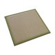 thumbnail image 1 of Alfombra tejida para el suelo que se puede empalmar, alfombra cuadrada de verano para la comida, dormitorio, mesita de noche. Verde, 1 of 9