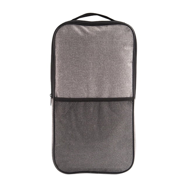 Bolsa para raqueta Pickleball, bolsa para raqueta de tenis de mesa, bolsa a prueba de polvo, portador de almacenamiento, funda para raqueta, funda de Gris