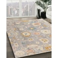 thumbnail image 2 of Ahgly Company Indoor Rectangle Abstract Khaki Rose Pink Oriental Area Rugs, 7' x 10', 2 of 6