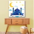 thumbnail image 2 of Cuadro Canva Listo Para Colgar Tipo Galería Templo De Noche 80X80 cm Pixtreats, 2 of 4
