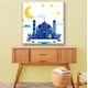 thumbnail image 2 of Cuadro Canva Pixtreats Templo De Noche 100X100 cm, 2 of 4