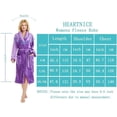 thumbnail image 5 of HEARTNICE Womens Fleece Robes, Plush Long Bathrobe Soft Warm Robes,(Dusty Pink,S-M), 5 of 6