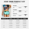 thumbnail image 6 of KLL Tropical Pineapple Pattern Workout Shorts for Women Scrunch Short Gym Yoga Running Sport Active Exercise Fitness Shorts, 6 of 8