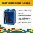 thumbnail image 5 of LEGO Storage Products: 41141731 4-Stud Brick Shelf Blue, 5 of 10
