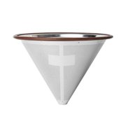 Pour Over Coffee Maker, 188 (304) Stainless Steel Reusable Drip Cone Coffee Filter, Single Cup Coffee Brewer 1-6 Cups