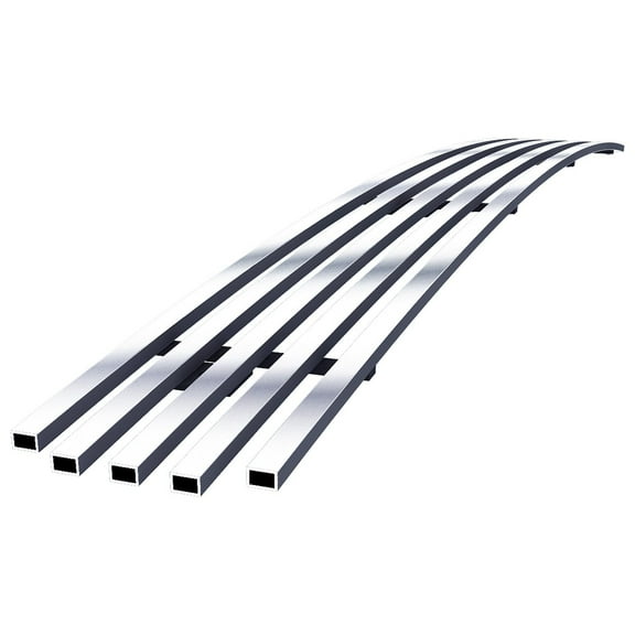 APS Compatible with Honda Ridgeline 2005-2008 Lower Bumper Stainless Steel 8x6 Billet Front Grill Grille Insert H87116C