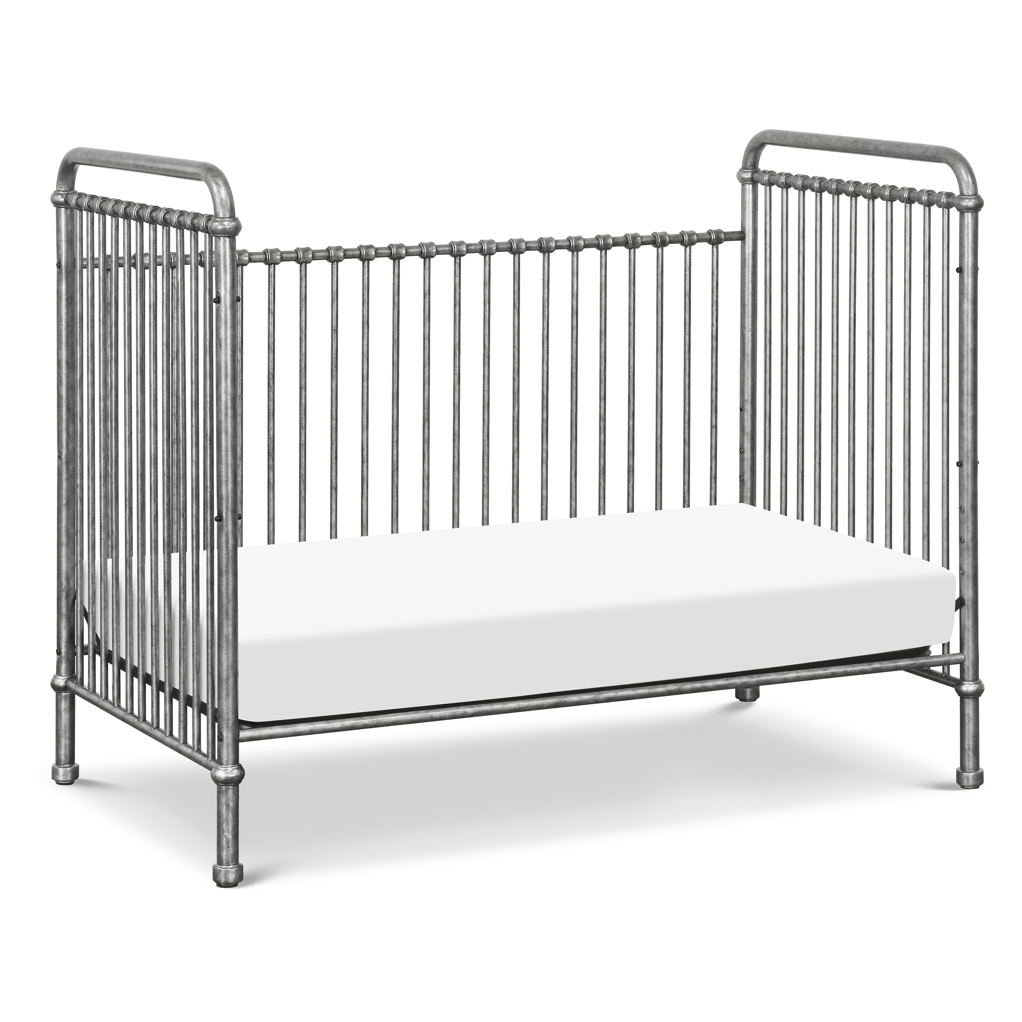 Namesake Abigail 3 in 1 Convertible Crib in Vintage Silver