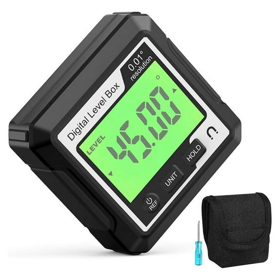 Digital Level Angle Gauge Meter Magnetic Electronic Level Angle Finder Tool Protractor Inclinometer Woodworking Tools,B