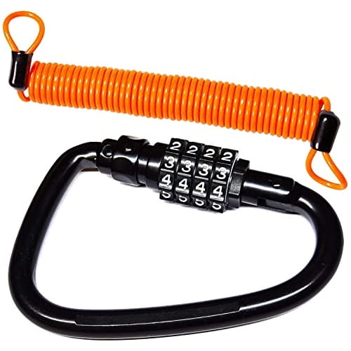 Candado Ligero Para Esquí Y Bastones – Menos De 210 G, Fácil De Asegurar Y Liberar Con Llave, Ajustable A Esquís Con Sección Central De 70-96 Mm