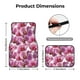 thumbnail image 5 of Balery Orchids Flowers Juego de 4 Alfombrillas para Auto, Revestimientos de Caucho Resistente, Diseño Antideslizante, 5 of 7