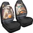 thumbnail image 3 of XYZCANDO Funny Capybara Print Front Car Seat Covers - Breathable Waterproof Protective 2 Piece Set For Daily Auto Use, 3 of 10