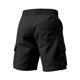 thumbnail image 5 of pstuiky Pantalones cortos de entrenamiento para hombre, Pantalones cortos de lino de verano para hombre, de color liso, con cintura elástica y bolsillo con cordón., 5 of 6