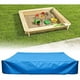 thumbnail image 1 of Cubierta para arenero, cubierta para arenero a prueba de polvo con cordón Cubierta para arenero para niños al aire libre de gran calidad para granjas de piscinas (120 * 120 * 20 cm) azul, 1 of 5