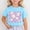 shirts for girls clearance-Sky Blue, variant on RTKFRFLM Girls Cute Graphic T-Shirt for Ages 3-13 Little & Big Girls Fashion Short Sleeve Round Neck Tee Top Soft Cotton Summer School Wear Trendy Children's Daily Pink/White