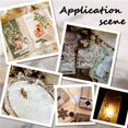thumbnail image 4 of Paper 30Pcs 3 Styles Decorative Lace Paper Vintage Art Floral Rose Butterfly Round Boho Hollow Lace Cutouts for Scrapbooking Junk Journal Planners Album Decor Decoupage Card Making DIY Crafts Paper, 4 of 6