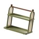 thumbnail image 3 of Soporte para taza de café Organizador de cosméticos para baño Organización para ahorrar espacio Multiusos Verde de 2 capas, 3 of 9