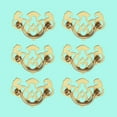 thumbnail image 2 of 6 Chippendale Bail Pulls Bright Solid Brass 2 7/8" Renovator's Supply, 2 of 2