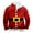 Red, variant on Telankuip Mens Christmas Sweatshirts Fleece Lined Quarter Zip Stand Collar Retro Pullover Top Xmas Party Funny Oversized Long Sleeve Winter Clothes Dressed as Santa Claus Red XL