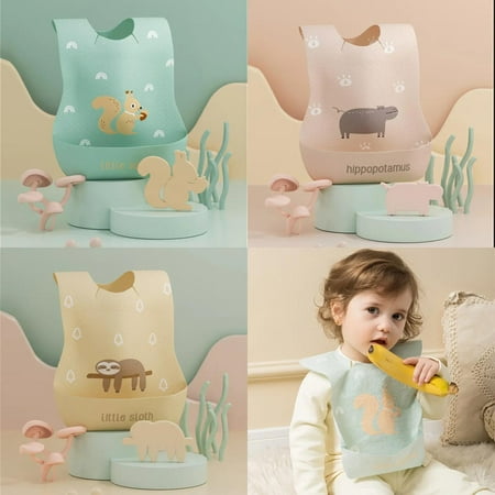 

SZGMKJ Children‘s Disposable Bib Baby Eating Artifact Baby Child Feeding Bag Disposable Waterproof Bib