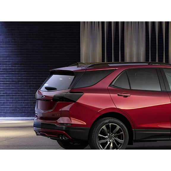 Rvinyl Tail Light Tint Covers Compatible with Chevrolet Equinox 2018-2021 - Blackout Smoke