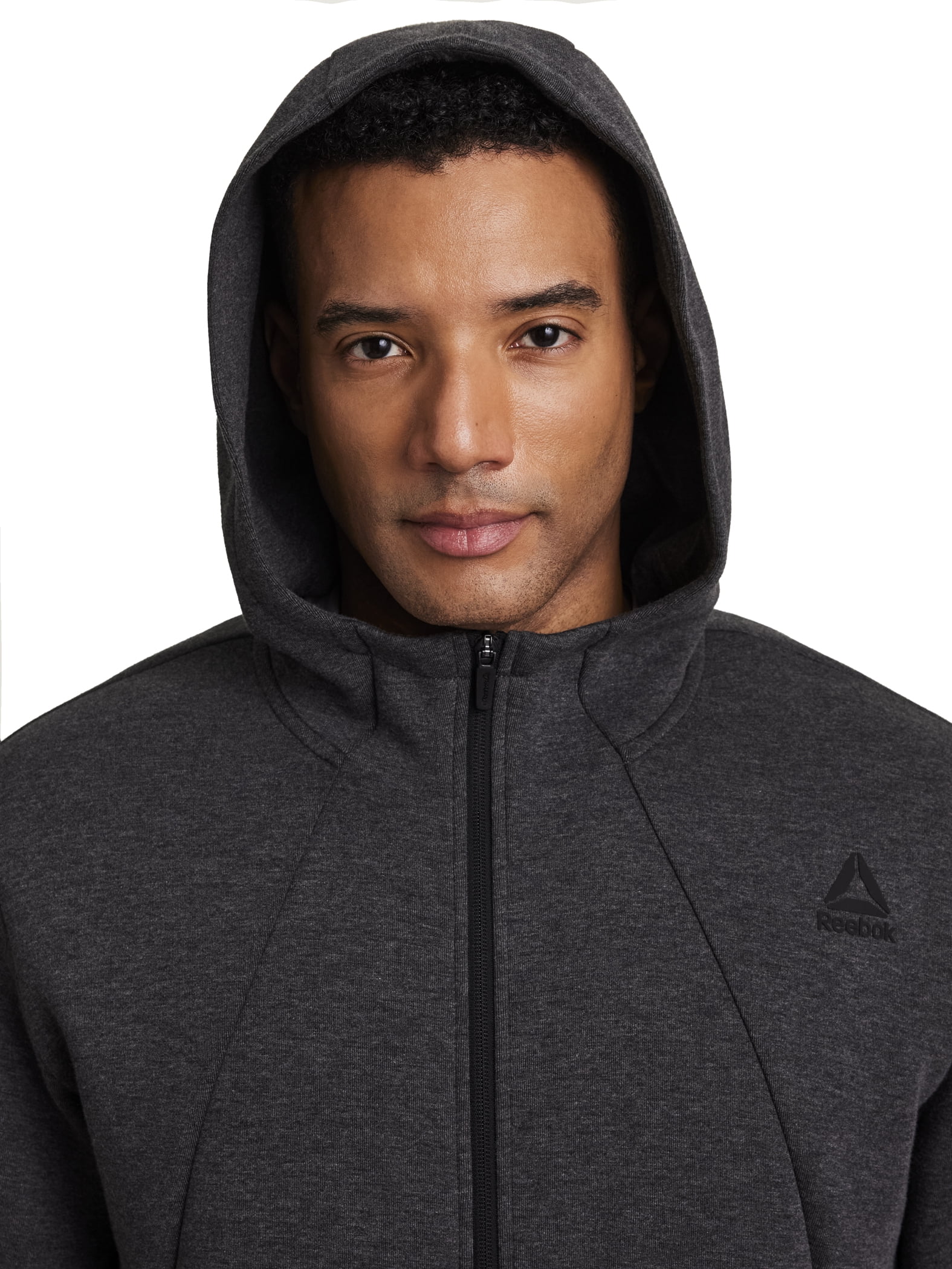 Reebok Men's and Big Men's Momentum Fleece Full Zip Hoodie, Sizes XS-5XL