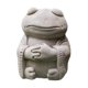 thumbnail image 1 of Estatua de yoga de rana Zulema de resina 12,7 cm x 19 cm, 1 of 8