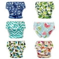 thumbnail image 4 of Baby & Toddler One Size Adjustable Reusable Baby Swim Diaper, 4 of 5